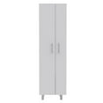 thumbnail image 6 of Bacoa Freestanding Supply Cabinet with Double Doors, Five Shelves - White, 6 of 6