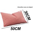 thumbnail image 2 of Simple style washed cotton pillowcase-solid color pillowcase, 2 of 6