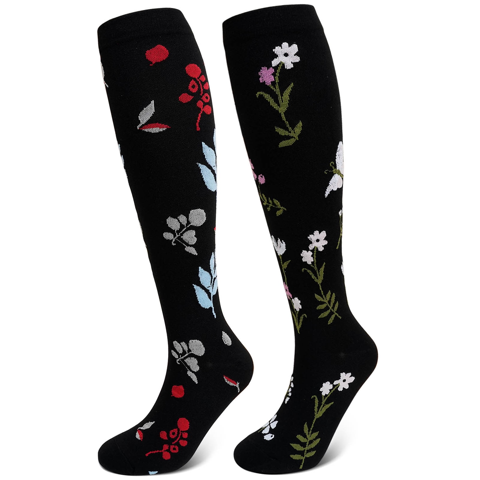 Black with Floral