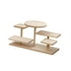 thumbnail image 3 of Soporte de madera Mornei para tartas, cupcakes, escalera, estatua, soporte para flores, ligero, escalonado, 38 cm, 3 of 8