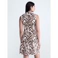 thumbnail image 3 of Scoop Women’s and Women's Sleeveless Mock Neck Mini Dress, Sizes XS-4X, 3 of 5