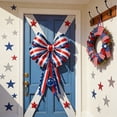 thumbnail image 5 of FastXmas 4th of July Door Decoration, Patriotic Memorial Day Independence Day Front Door Wreath Patriotic Banner Hanging Yard Sign Bunting Background for Indoor/Outdoor Holiday Party(35*73 In), 5 of 6