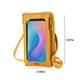 thumbnail image 3 of Bolso bandolera para teléfono con pantalla táctil para mujer | Minibolso de piel sintética con pantalla transparente y puerto USB | Ranuras para tarjetas de crédito y monedero con cremallera, 3 of 6