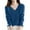 40#Dark Blue, variant on Sweaters for Women V Neck Casual Knit Long Sleeve Tops Lightweight Pullover Clothes Fall Fashion Outfits 2026 Dark Gray L