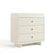 thumbnail image 3 of Storkcraft Kyoto 3 Drawer Dresser with Infant Changing Topper, Frosted Oat, 3 of 14