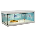 thumbnail image 5 of 1/64 Scale Diecast Model Car Display Case with LED Light and Acrylic Cover Scene Parking Lots Dioramas Storage Garage Box, 5 of 8