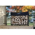 thumbnail image 4 of The Woodhaven 5 Foot Firewood Log Rack with Cover, 4 of 4