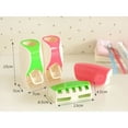 thumbnail image 2 of Dispensador de pasta de dientes, exprimidor y portacepillos (negro), 2 of 4