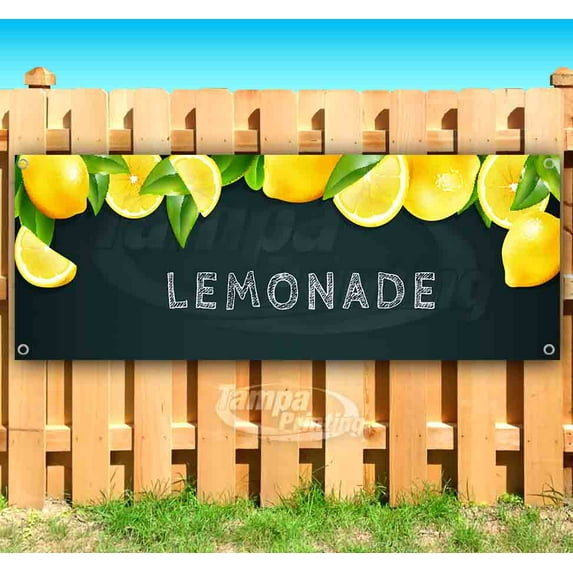 Lemonade 13 oz Vinyl Banner With Metal Grommets