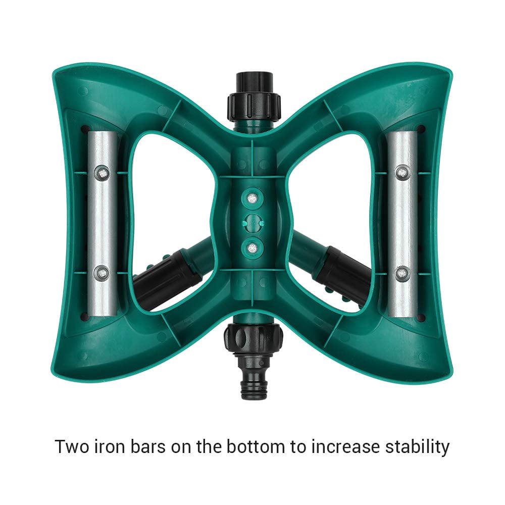 NEX Rotating Lawn Three Arm Sprinkler Adjustable Lawn Irrigation System
