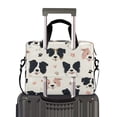 thumbnail image 2 of 16" Laptop Briefcase for Work Travel Laptop Shoulder Bag Carrying Handbag Laptop Case Dog Head and Paw Prints, 2 of 8