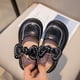 thumbnail image 5 of Zapatos de una sola capa para niñas Primavera y otoño Zapatos pequeños de cuero planos de princesa con punta redonda para niños, 5 of 5