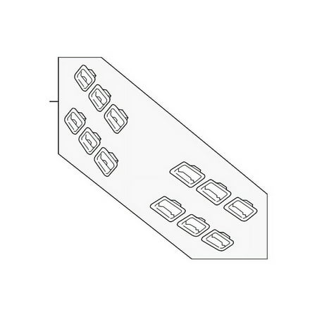 Genuine OE Mercedes-Benz Trim Bezel - 156-880-91-01