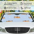 thumbnail image 4 of GZHJMY Car Front Windshield Sunshade UV Heat Protection, Foldable Auto Windshield Sun Visor for SUV Sedan Cute Corgi Sleeping, Car Sunscreen Blocks UV Rays Heat 51x27.5inch Keep Vehicle Cool, 4 of 5