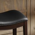 thumbnail image 4 of Banqueta de Barra New Ridge Home Goods Julian con Asiento de Montura de Madera, 4 of 6