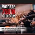 thumbnail image 2 of Esmeriladora Angular Profesional Foreman 780w Velocidad Variable FO8-125, 2 of 10