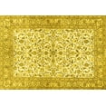 thumbnail image 1 of Ahgly Company Indoor Rectangle Persian Yellow Traditional Area Rugs, 7' x 10', 1 of 4