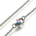 thumbnail image 7 of QQTDFG Stainless Steel Set Stud Earring Pendant Necklace Heart 17.7" Pin 0.8mm P476-default, 7 of 7