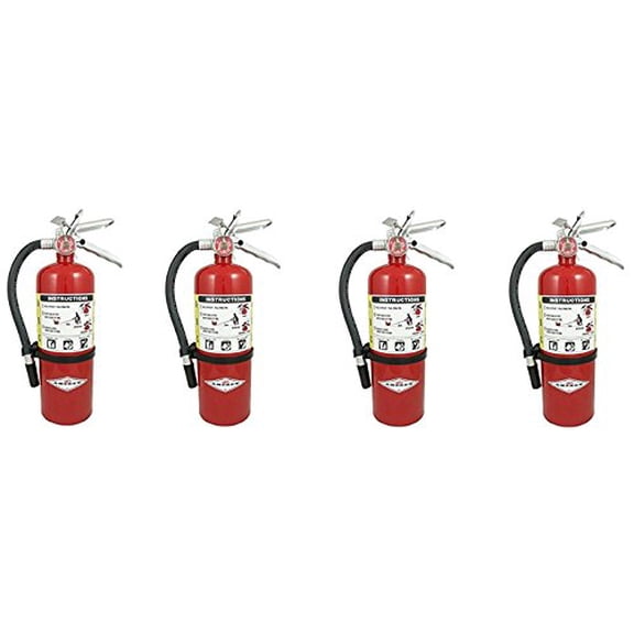 Amerex B500 5lb ABC Dry Chemical Fire Extinguisher - 4 Pack
