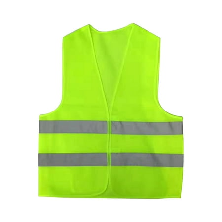 

Jygee Safety Vest w/ High Visibility Reflective Stripes Orange & Yellow B type & yellow