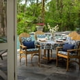 thumbnail image 2 of Woodblock Prism Blue Squared Corners Seat Cushion (Set Of 2), 2 of 3