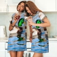 thumbnail image 4 of Picia Mallard Duck Swimming In A River Pattern Women’s Nightdress – Casual Short-sleeved Loose-Fit Sleepwear, Soft Cotton Short-Sleeve Sleep Shirt for Relaxation & Comfort, 4 of 6