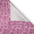 thumbnail image 4 of Ambesonne Hot Pink Valance Pack of 2, Abstract Giraffe Skin, 54"X18", White Pink, 4 of 5