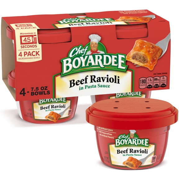 Chef Boyardee Beef Ravioli Microwave Meal