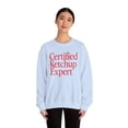 thumbnail image 4 of Ketchup Expert Sweatshirt Gifts Crew Neck Shirt Long Sleeve Unisex, 4 of 7