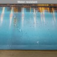 thumbnail image 6 of Ambesonne Urban Place Mats Set of 4, Ferril Lake at Morning, Standard Size, Sky Blue Yellow Orange, 6 of 6
