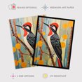 thumbnail image 2 of The Watchful Woodpecker Bird in Nature Unframed Wall Art Print Poster Home Decor Premium, 2 of 5