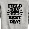 thumbnail image 3 of Instant Message - Field Day Is The Best Day  - Toddler And Youth Crewneck Fleece Sweatshirt, 3 of 6
