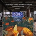 thumbnail image 3 of High Precision Body Weight Scale Smart Bathroom Scales with Large LCD Display(400lbs),Decorative for Bedroom-Cute Fox Sleeping Among The Flowers With Warm Colors, 3 of 4