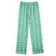 thumbnail image 4 of Puntoco Conjunto de pijama cómodo para mujer Conjunto de pijama estampado con bolsillo para uso diario en casa, 4 of 4