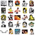 thumbnail image 2 of Pegatinas Bruce Lees con dibujos animados de anime, 51 unidades, PVC, impermeables, 2 of 3