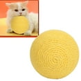 thumbnail image 4 of Cat Sisal Ball, Scratch Resistant Fun Sisal Cat Scratching Ball Teeth Claws Grinding Relieve Boredom  For Playing For Cats White,Green,Yellow, 4 of 8