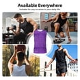 thumbnail image 7 of Pofeuu Glitter Purple Print Men's Muscle T-Shirt, Sleeveless, Muscle Tank, Classic Muscle Tee Top For Men Casual Sleeveless Muscle T-Shirt Trendy Clothes-X-Large, 7 of 7