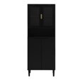 thumbnail image 2 of SainSpeed Bathroom Cabinet, Bathroom Floor Cabinet With Open Shelf, Large Display Cabinet With 2 Glass Display Door & 2 Doors, Kitchen Cupboard, Storage Cabinet For Living Room, 2 of 9