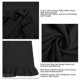 thumbnail image 1 of Mini Vestido corto informal LHCER volante de gasa alta densidad ligero suelto manga corta para fiestas compras en la playa Negro XL, 1 of 5