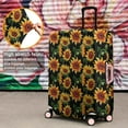 thumbnail image 4 of Black Orange Sunflower Pattern Luggage Cover Fashion Suitcase Cover Baggage Covers Fit 25-28 Inch Luggage (Go Travel), 4 of 5
