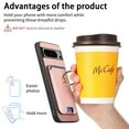 thumbnail image 2 of PU Leather Case for Google Pixel 9 Pro, Detachable Magnetic Card Holder Slim Protective Support Car Magnetic Mount Secure-Grip Ring Stand Compatible with Google Pixel 9 Pro - Pink, 2 of 8