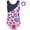 Pink Spots, variant on WIBACKER Gymnastics & Dance Ballet Leotard for Girls Sparkly Activewear One Piece Tumbling Outfit - Blue Leopard