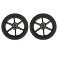 thumbnail image 4 of Roue de Fauteuil Roulant, Roue Grand Antidérapante Noire Résistante à l'Usure 2 Pcs pour la Plupart des Fauteuils Roulants Électriques, 4 of 7