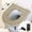 Khaki, variant on USB Winter Thermo-regulating Heated Rabbit Plush Toilet Seat Household Washable Toilet Seat Cover Speed Heat Thermostat Plush Cushion