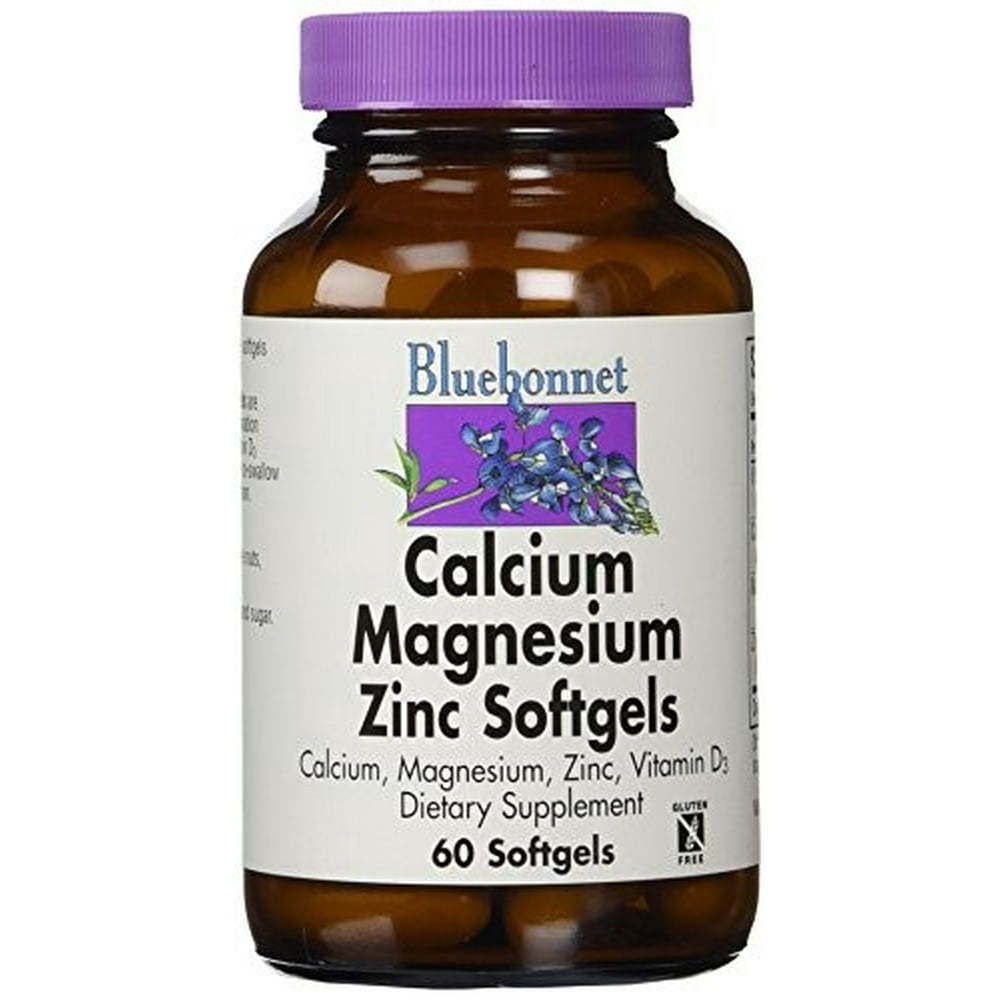 Calcium Magnesium Zinc Plus Vitamin D3, 60 Ct