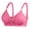 Watermelon Red, variant on dmqupv Sports Bras for Women Plus Size Women's Full Figure Beauty Back Smoothing Bra Black 38