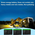 thumbnail image 2 of DASNITE 12V 100Ah Lithium Off Grid Energy Rechargable Storage Battery Deep cycle lot, 2 of 5
