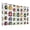 Color 3, variant on 8 Pack Art Acoustic Panels Sound Absorbing Vintage Botanical Kitchen Ingredients Jars Decorative Soundproof Wall Panels Self Adhesive for Nursery Game Room Bedroom 48"x32"