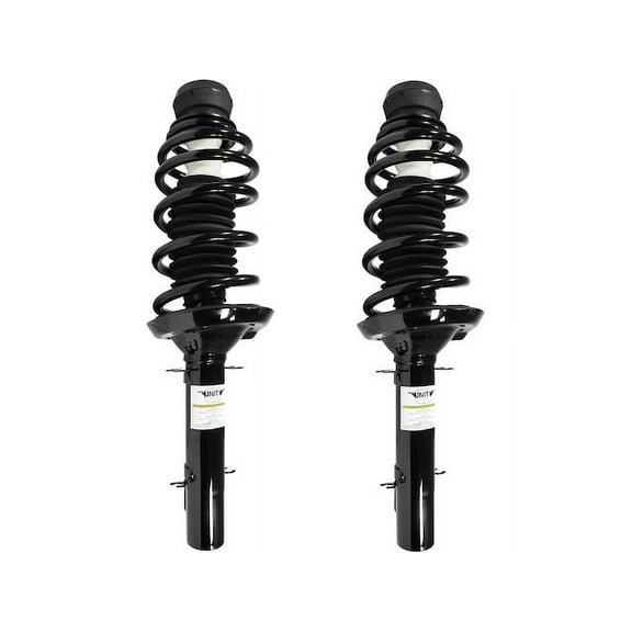 Front Strut and Coil Spring Assembly 2 Piece Kit - Compatible with 1999 - 2006 Volkswagen Golf (Excludes Diesel Engine) (Up To 04/00/2005) 2000 2001 2002 2003 2004