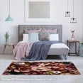 thumbnail image 5 of Fragmented Flowers Polyester Chair Rug for Hardwood Floors - Floor Mat for Office Chairs - Durable Protective Mat for Home or Office - Material - Easy to Clean and Maintain, 5 of 6